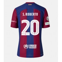 Pánský Fotbalový dres Barcelona Sergi Roberto #20 2023-24 Domácí Krátký Rukáv